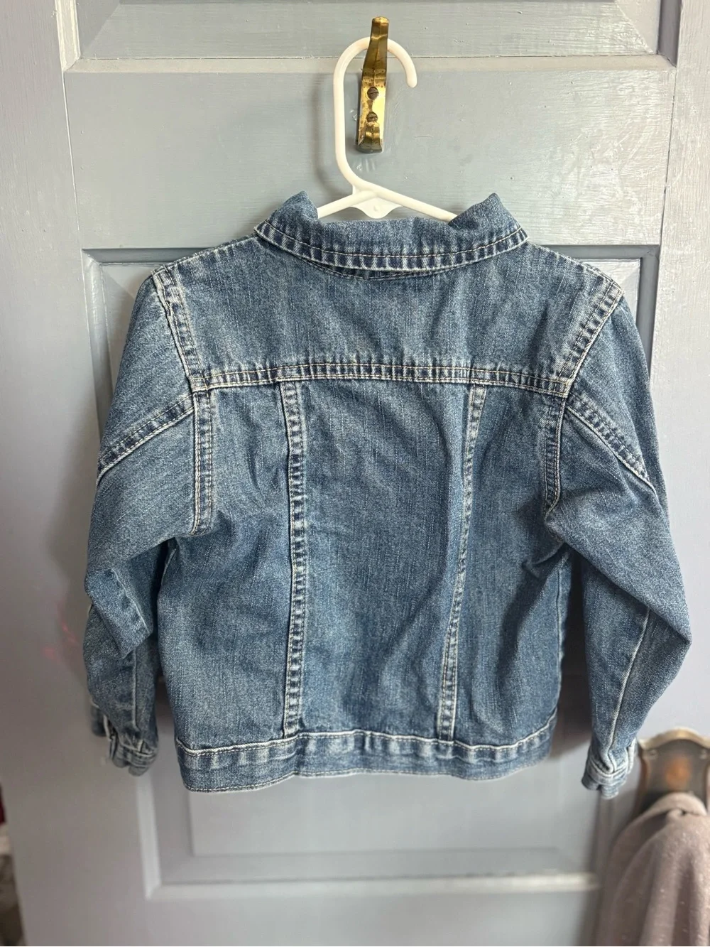Wrangler Girls' Light Blue Washed Denim Jacket | y2k